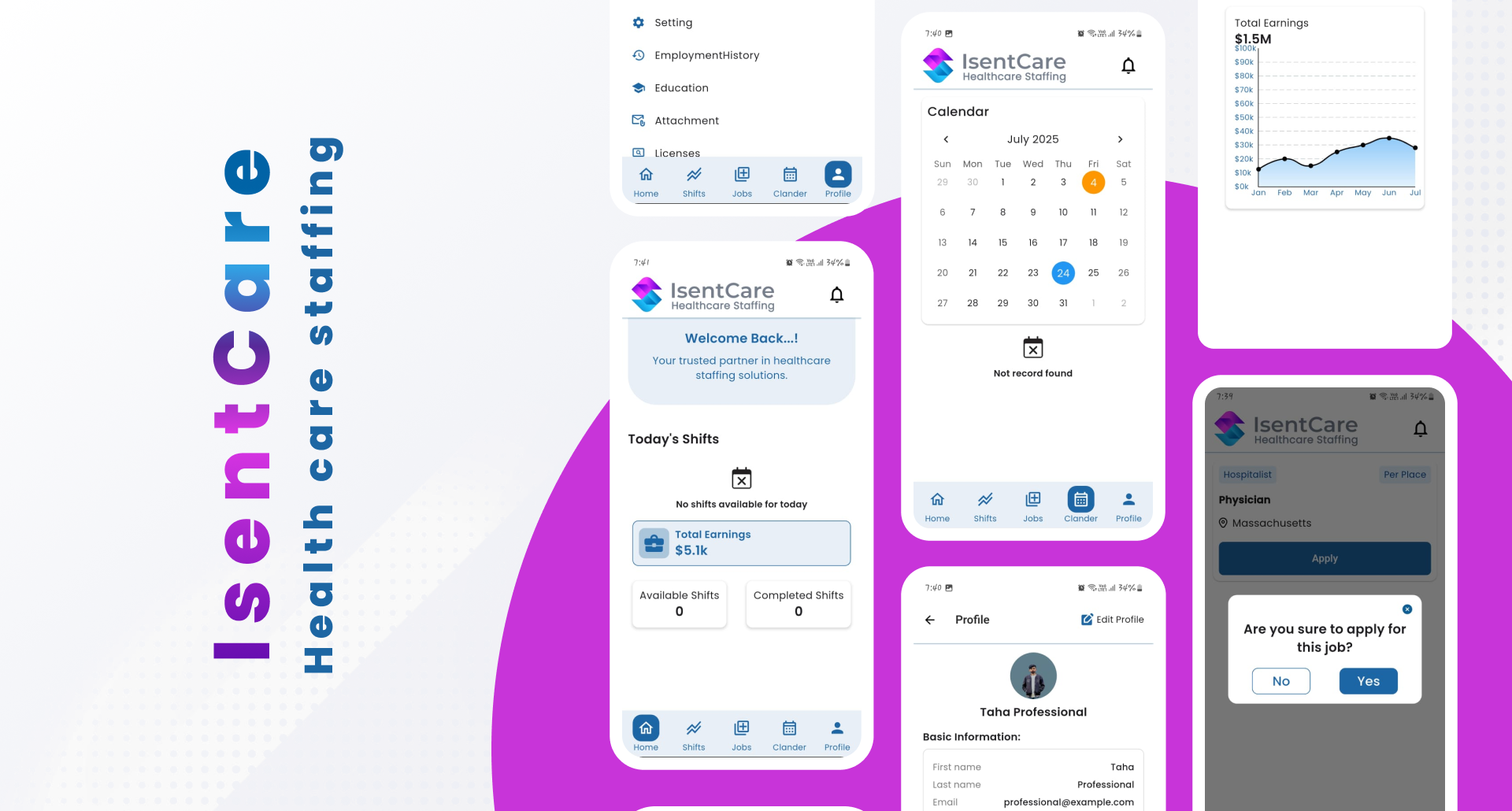 ISentCare Mobile App